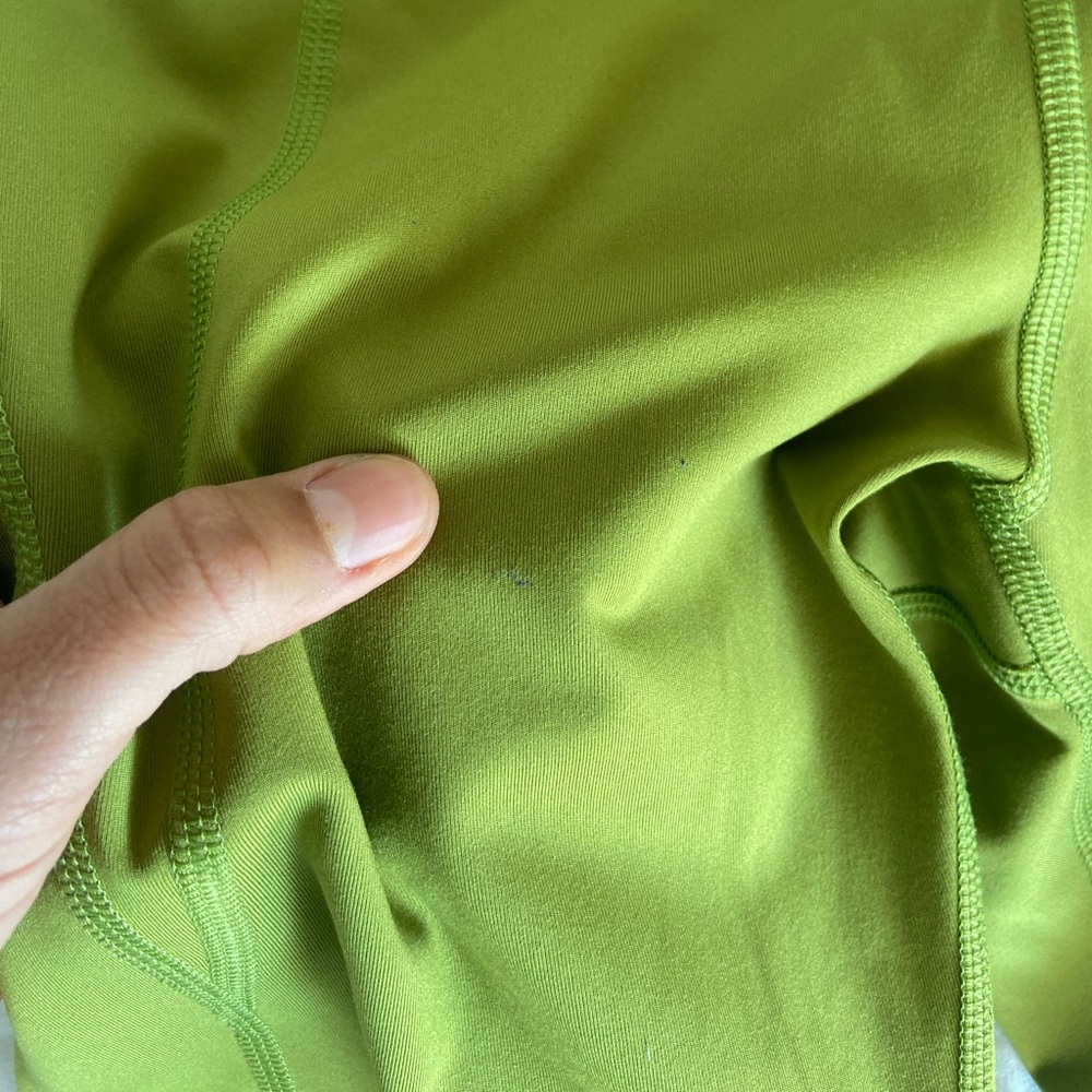 Girlfriend Collective Compressive High Rise Leggings Ivy Green Lime Chartreuse S - Picture 12 of 12